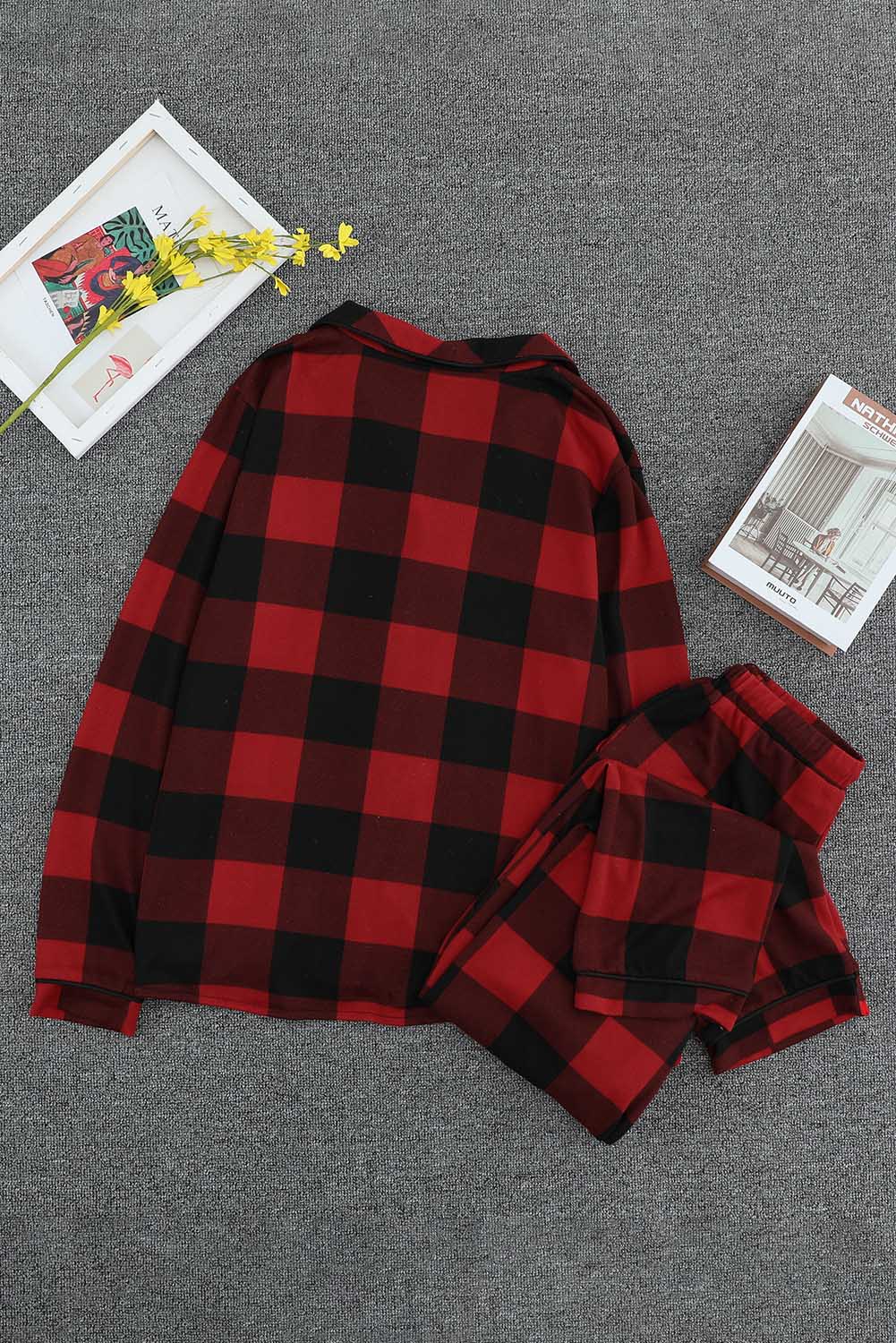 Buffalo Plaid Flannel Bedtime Pajama Set