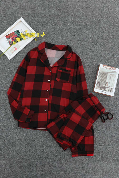 Buffalo Plaid Flannel Bedtime Pajama Set