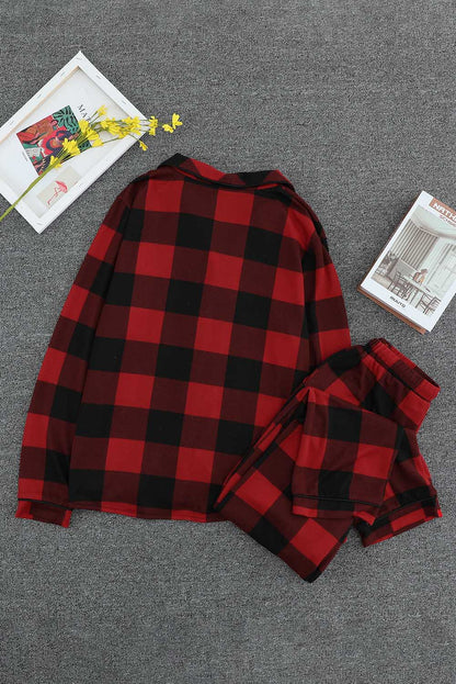 Buffalo Plaid Flannel Bedtime Pajama Set