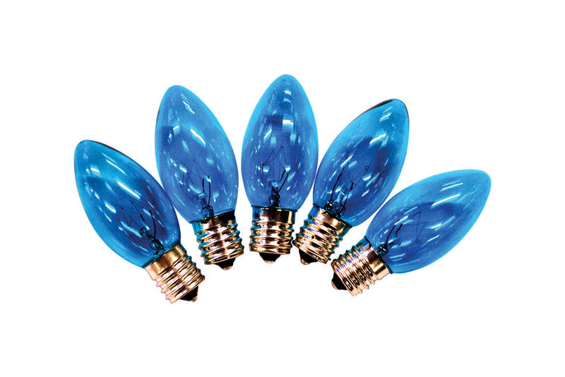 Holiday Bright Lights 9761040 C9 Christmas Light Bulbs, Blue,