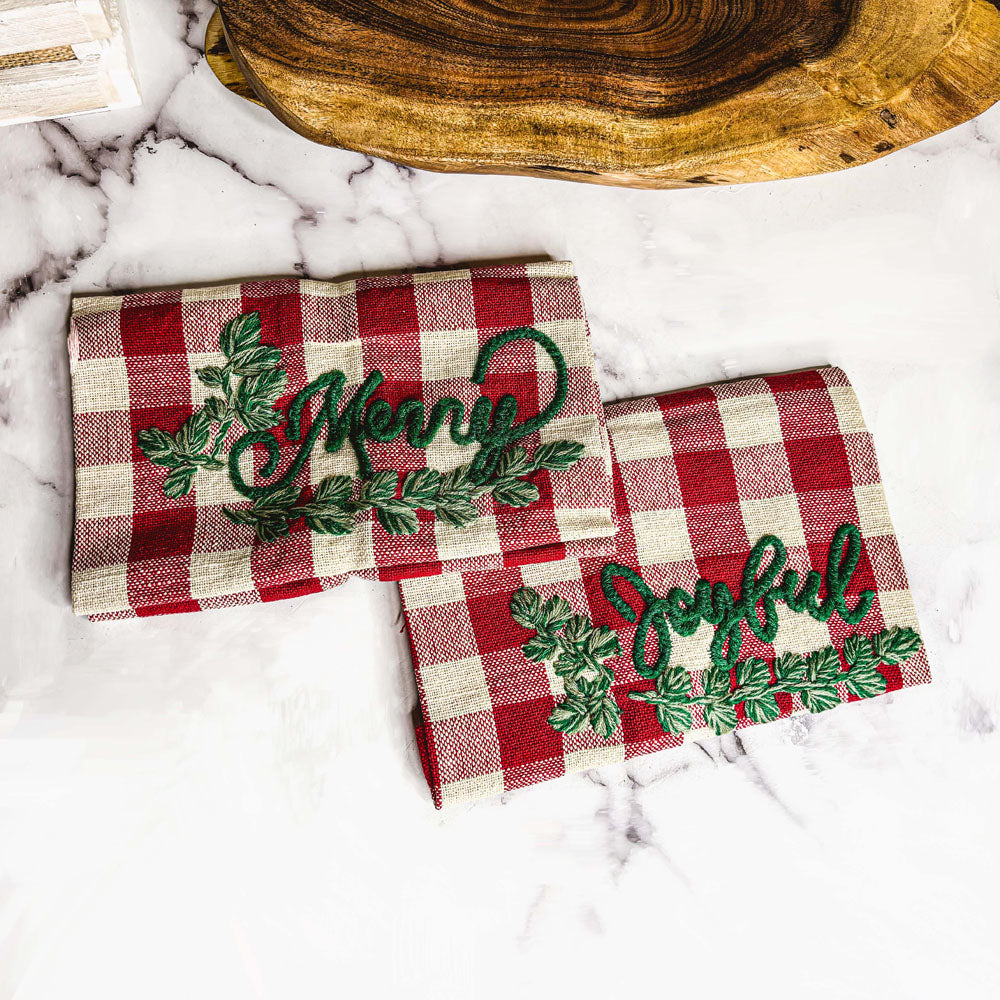 Holiday Charcuterie &amp; Tartan Towel Set