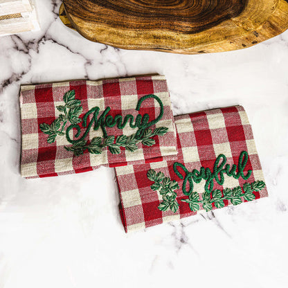 Holiday Charcuterie &amp; Tartan Towel Set