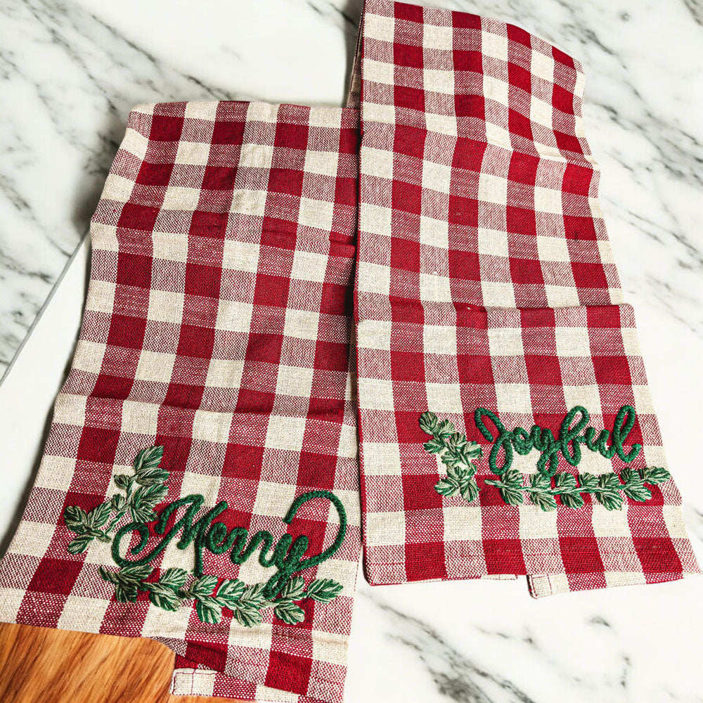Holiday Charcuterie &amp; Tartan Towel Set