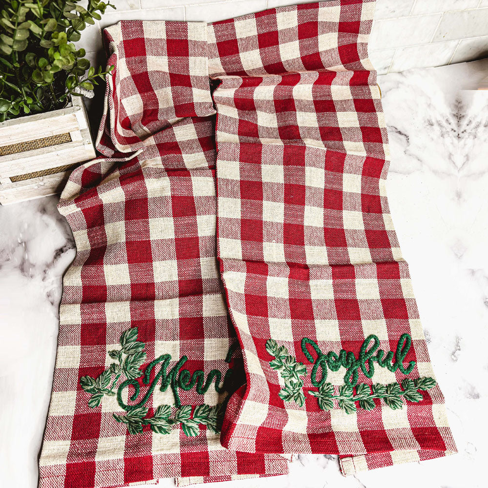 Holiday Charcuterie &amp; Tartan Towel Set