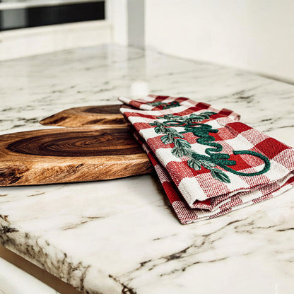 Holiday Charcuterie &amp; Tartan Towel Set