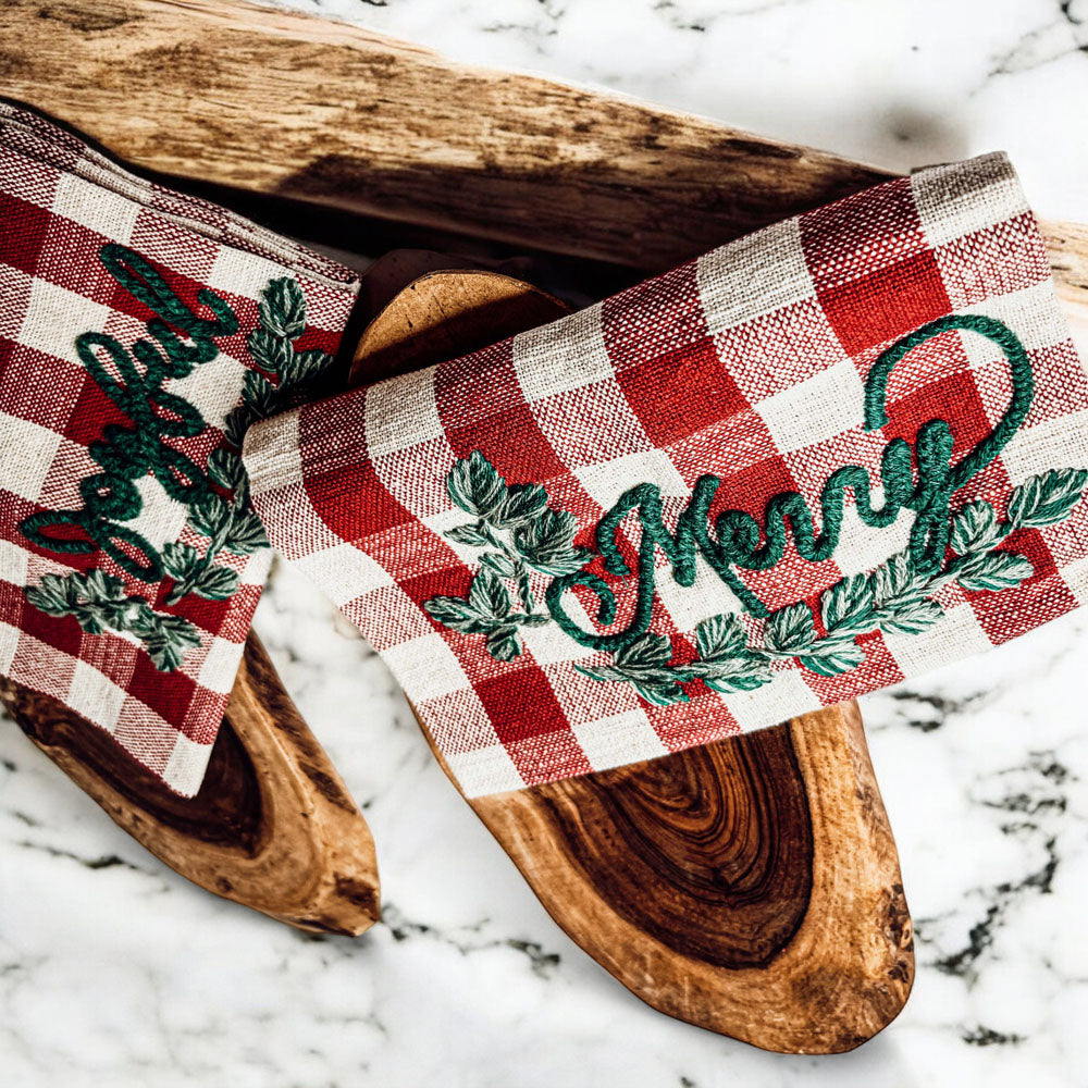 Holiday Charcuterie &amp; Tartan Towel Set