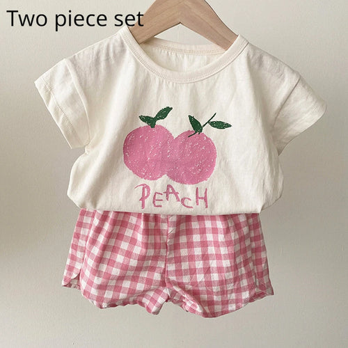 Baby Pajamas Sets Cotton Child Pajamas Toddler Summer Sleeveless Baby