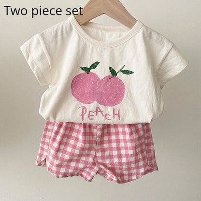 Baby Pajamas Sets Cotton Child Pajamas Toddler Summer Sleeveless Baby