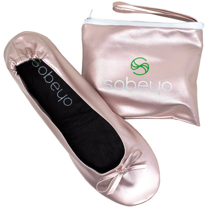 Foldable Ballet Flats Women&