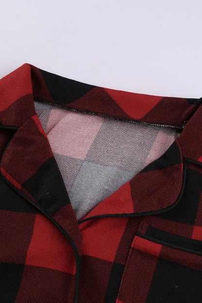 Buffalo Plaid Flannel Bedtime Pajama Set