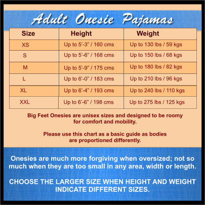 Adult Footed Onesie Pajamas Red Black Plaid Men &amp; Women