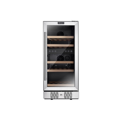Empava WC02D 15 Inch Dual Zone Wine Cooler Wine Fridge