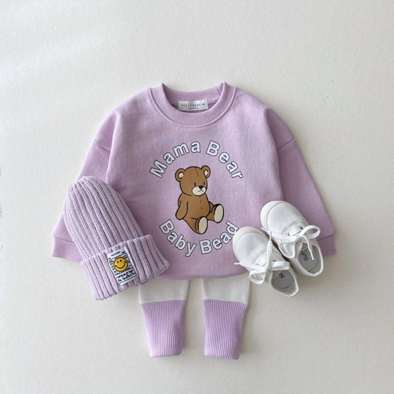 Baby Girl Candy Color Patchwork Design Tight Bottom Pants In Spring &amp;