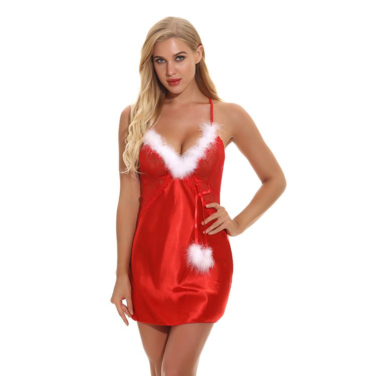 Bras Set Christmas costumes Sets Pajamas women Underwear dress Cosplay